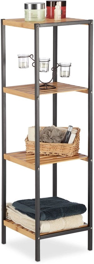 Cassettone per bagno - 104 x 30 x 30 cm - bambù