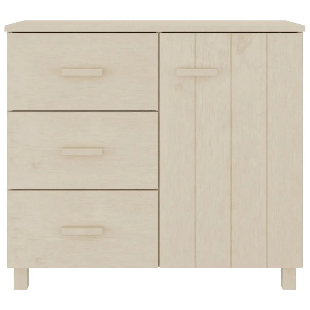 Credenza | Madia | Buffet da pranzo | Armadio da pranzo HAMAR ambra 90x40x80 cm in Legno Massello di Pino