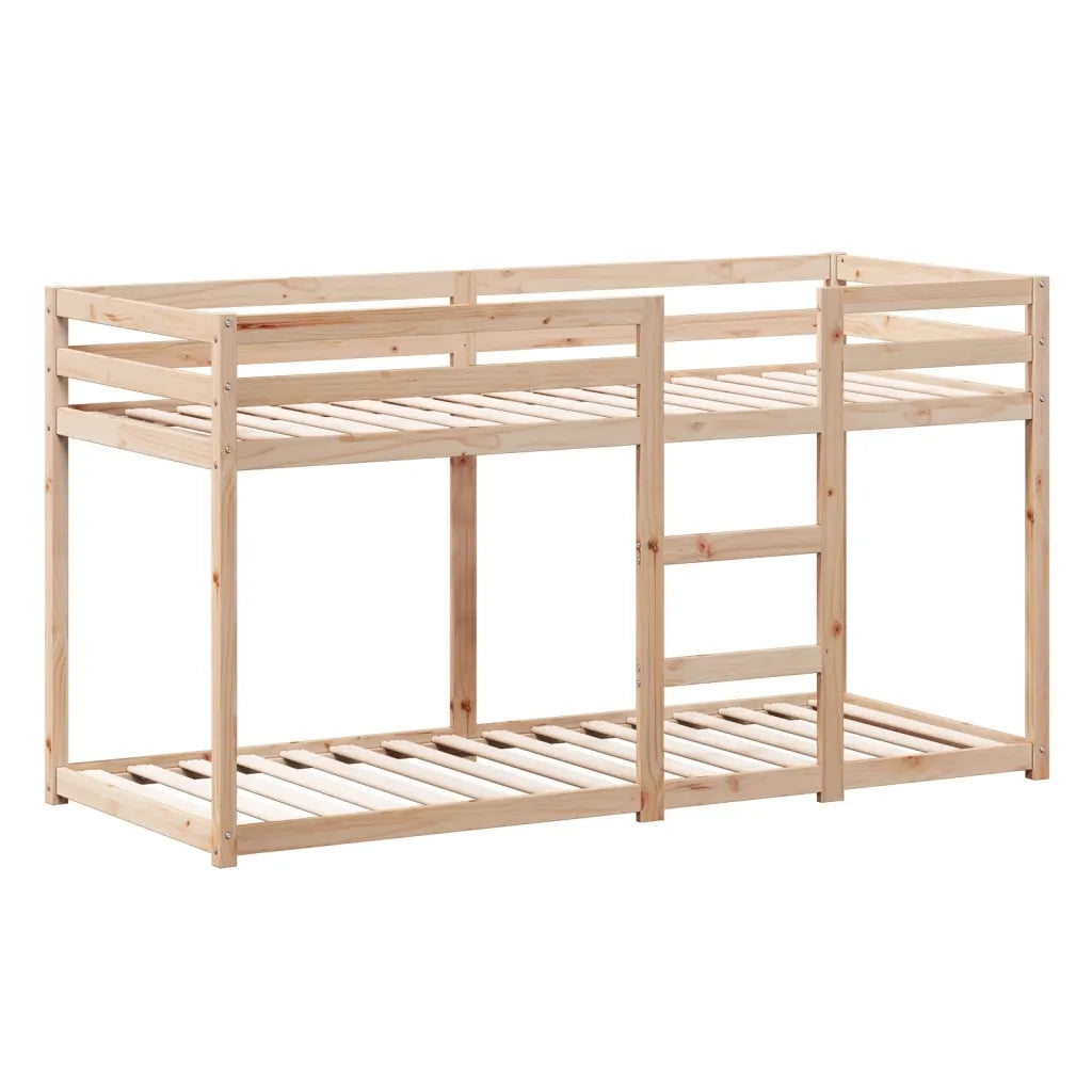Letto a Castello senza Materasso 90x190 cm Legno di Pino