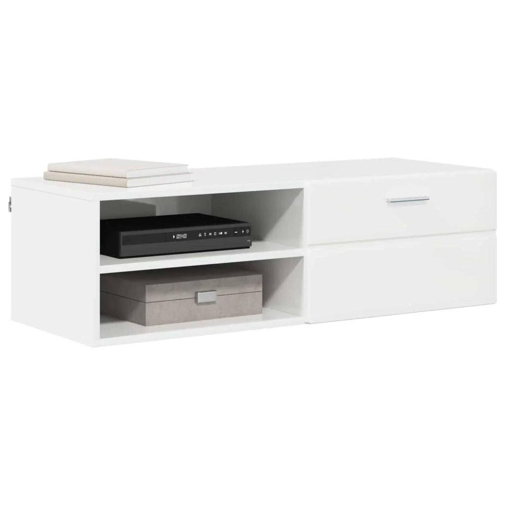 Armadio in Legno con cassetto Grigio cemento 100,5 x 39 x 30 cm CFW6310849