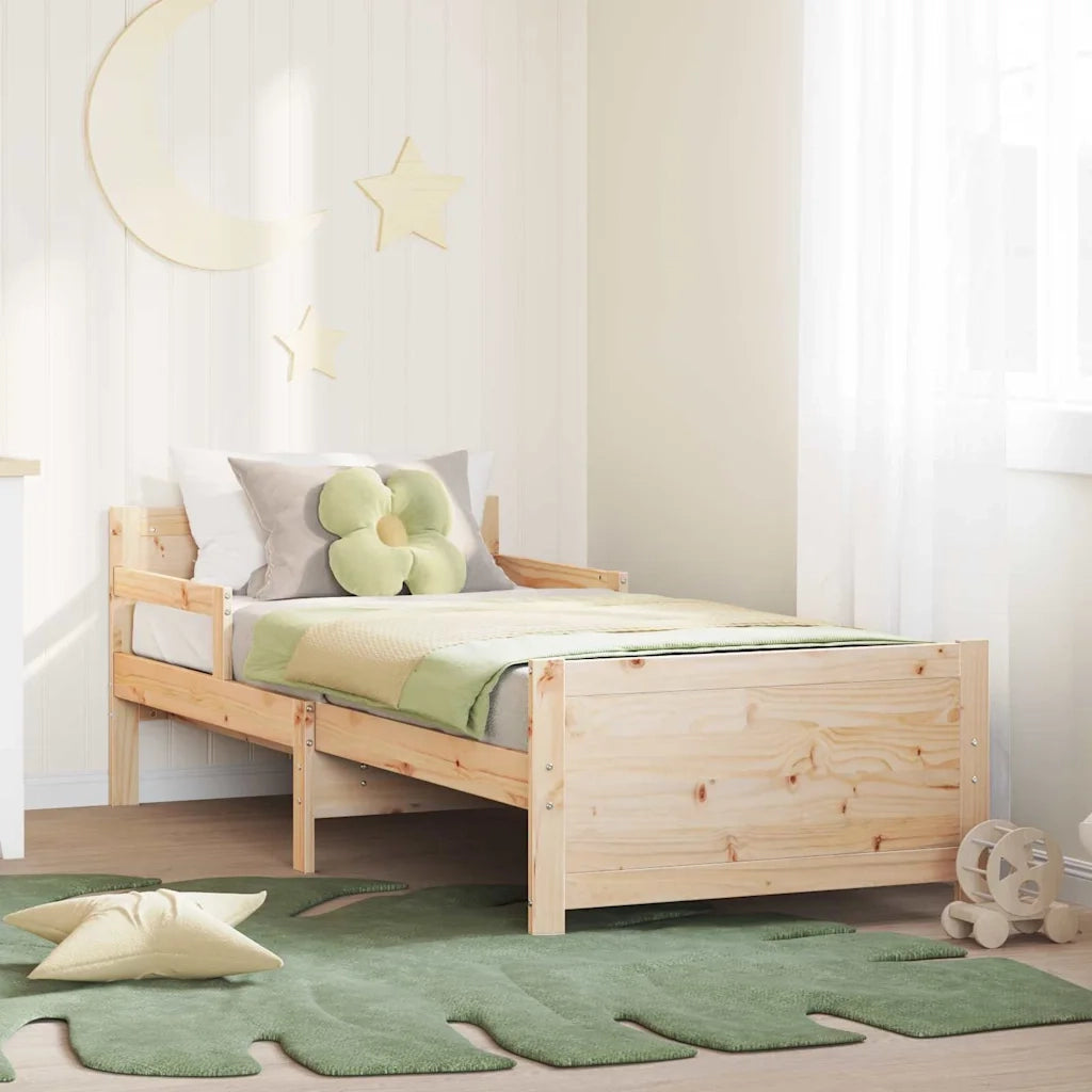 Struttura del letto-Giroletto Marrone 80 x 200 cm Legno multistrato 829183
