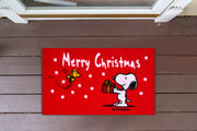Zerbino Ingresso Natalizio Rettangolare 40 x 60 Cm Tappeto Ingresso Asciugapassi Tappetino Antiscivolo Interno Estero Idea Regalo Natale  - Dis2 Natale