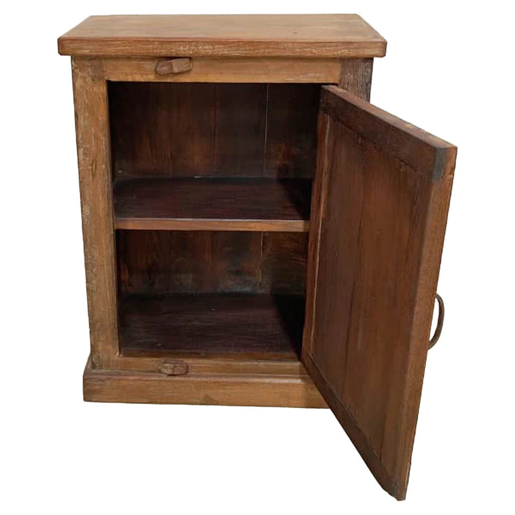 Comodino in legno fatto a mano48x28x64h cm
