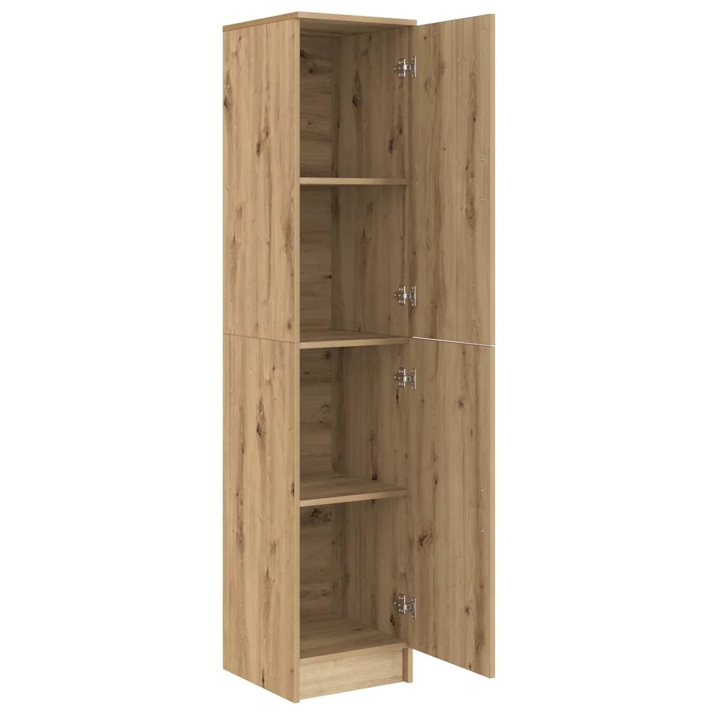 Credenza-Buffet-Armadio da cucina Rovere artigianale 35 x 39 x 168 cm