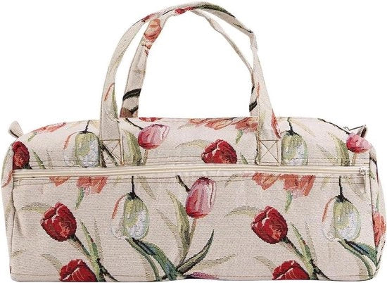 Organizzatore di Stoffe per la Casa con Tasca per Aggiustamenti e Nailetti - Borsa Portatile per Accessori per Maglia e Sartoria - Ideale per Progetti di Artigianato e Papier-Mâché