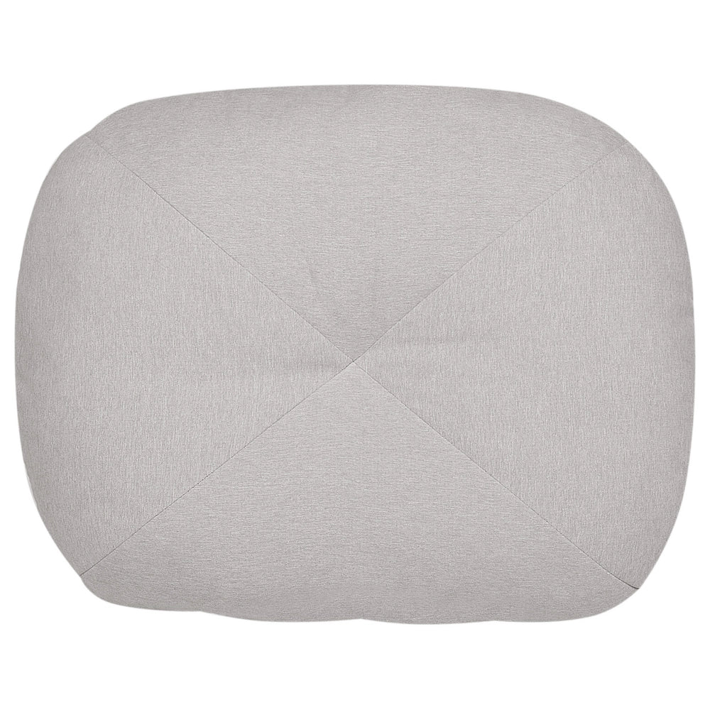 Divano pieghevole e trasformabile in letto in tessuto grigio chiaro stile moderno soggiorno