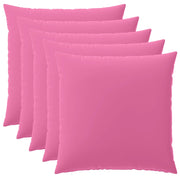 Federa 6 pcs HEERLEN Rosa 65 x 65 cm Poliestere 913028
