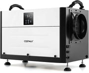58,5/73,5 L Deumidificatore Commerciale, Deumidificatore Industriale con 3 Modalità e Timer 24H, Sbrinamento Automatico per Cantina Magazzino (73,5 L/giorno Nero)