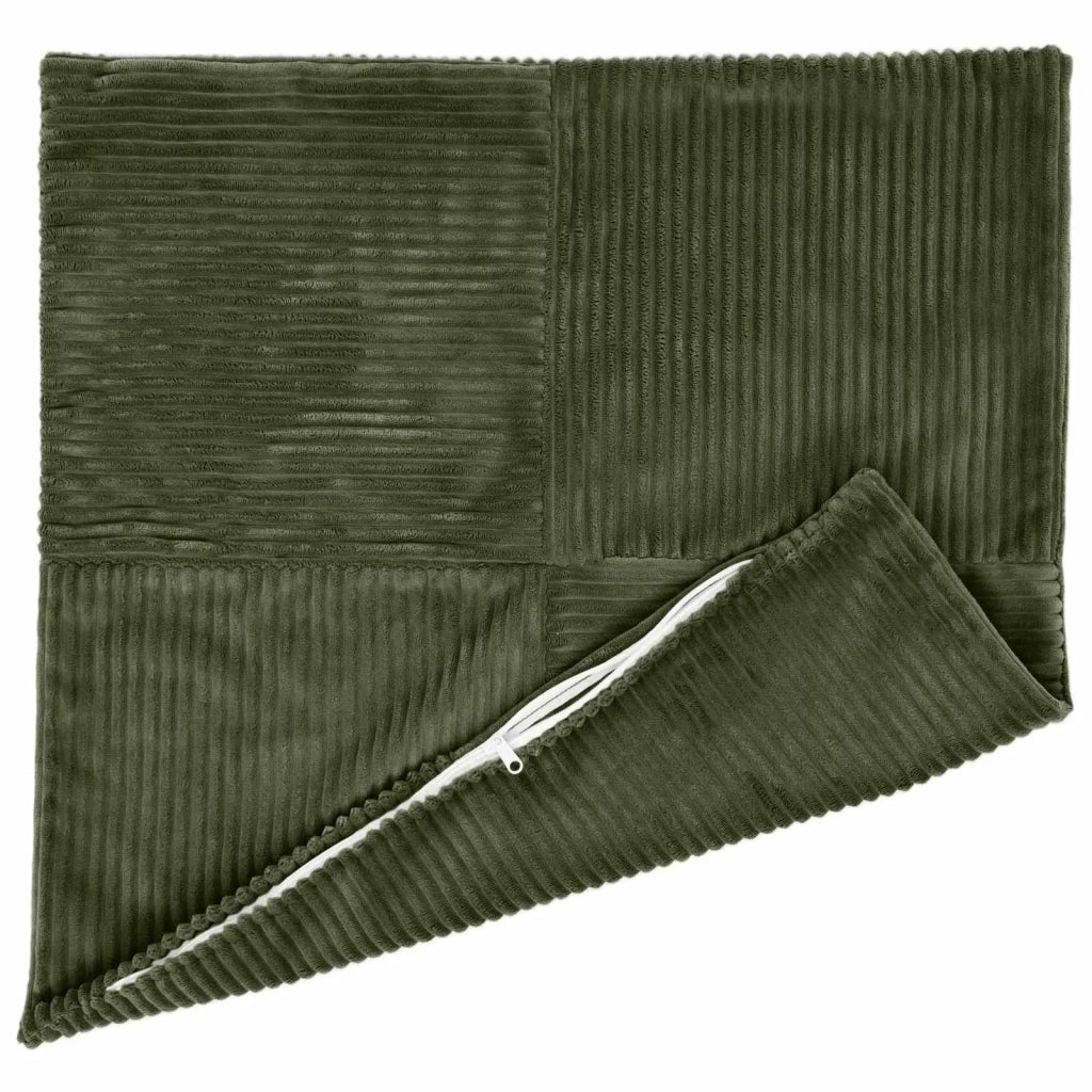 Federa 2 pcs ALMELO Verde 40 x 40 cm corduroy 914203