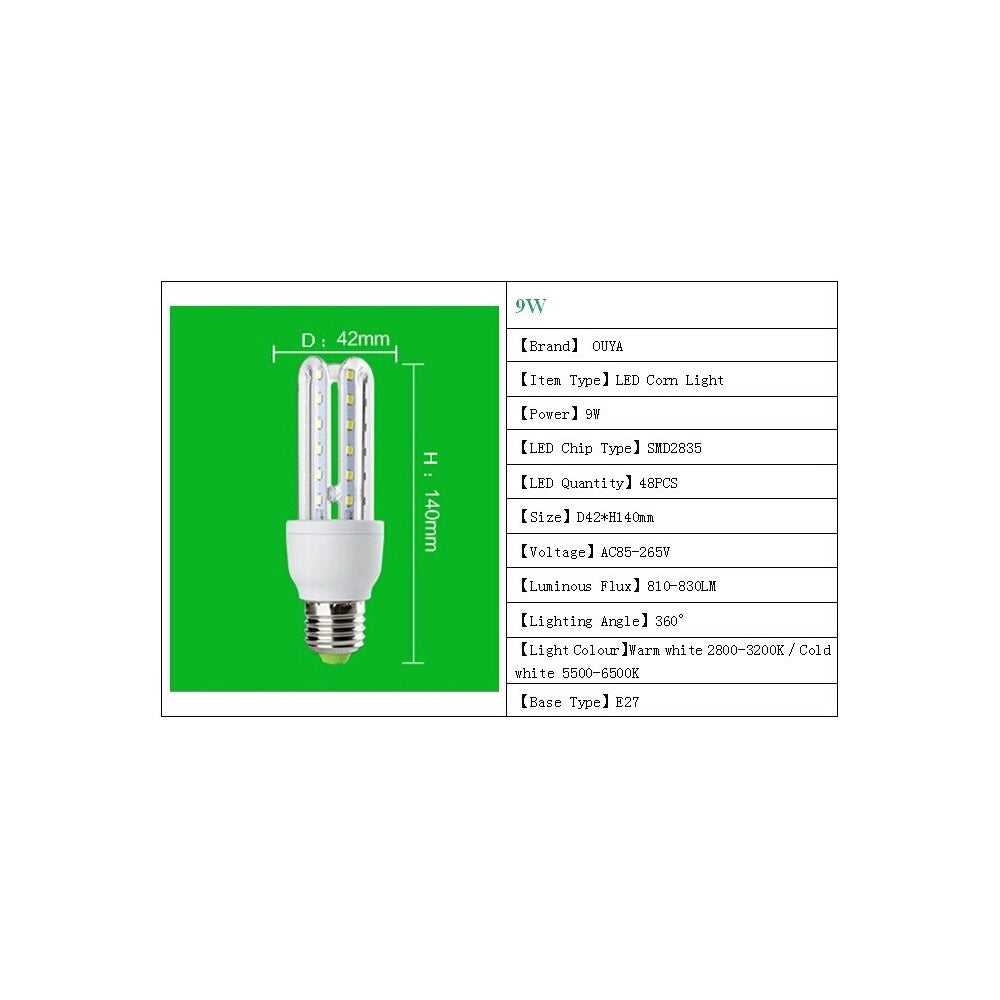 Trade Shop - Lampada Lampadina Led Faretto Di Ultima Generazione Ultra Luminosi Ed Efficienti -