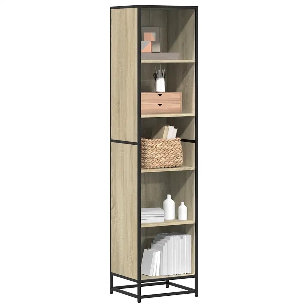 Libreria Rovere Sonoma 40x35x170,5 cm in Legno Multistrato 849140