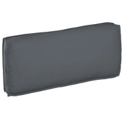 Cuscino Antracite 120 x 50 x 12 cm Tessuto Oxford 42001548