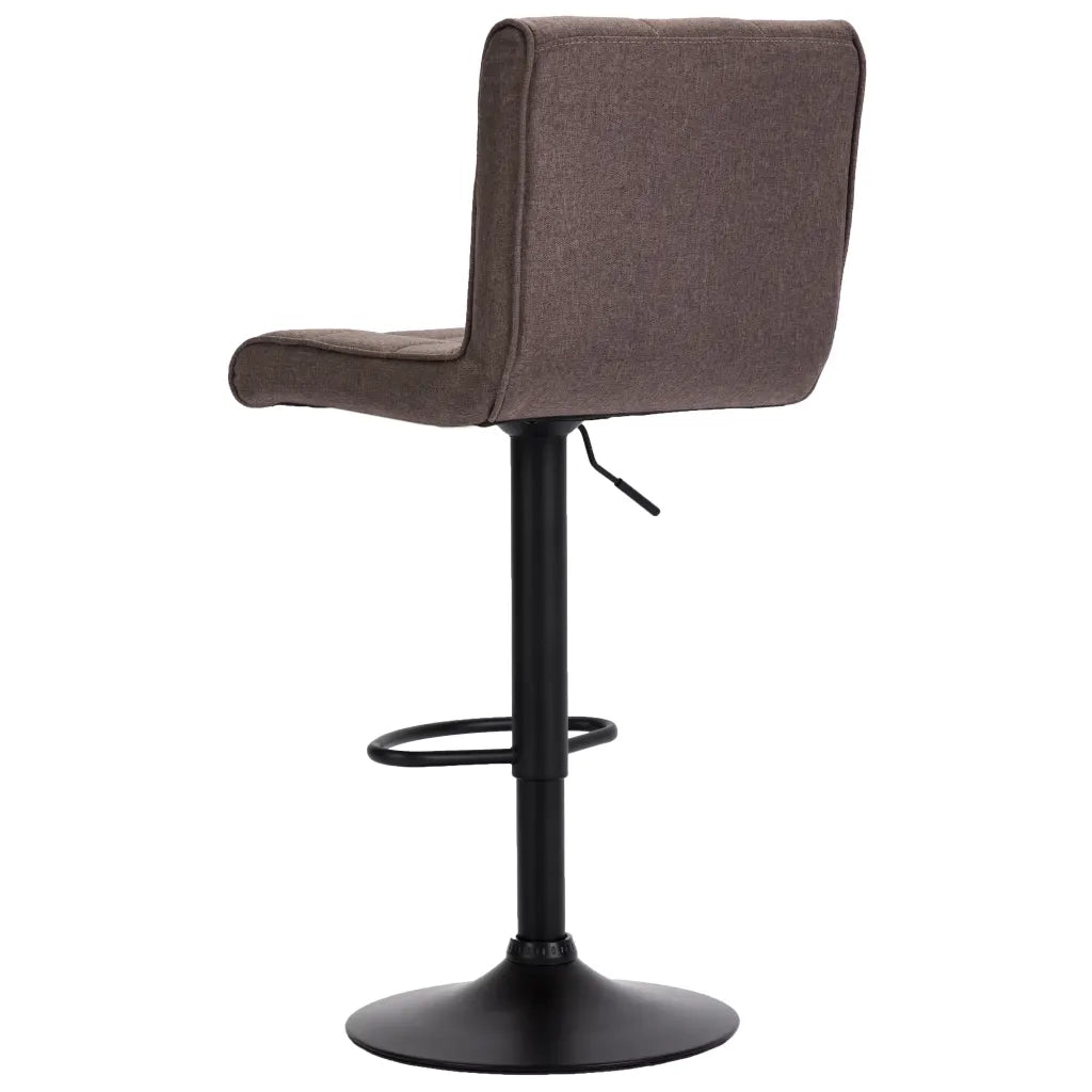 Sgabelli da Bar 2 pz Grigio Talpa in Tessuto 249612