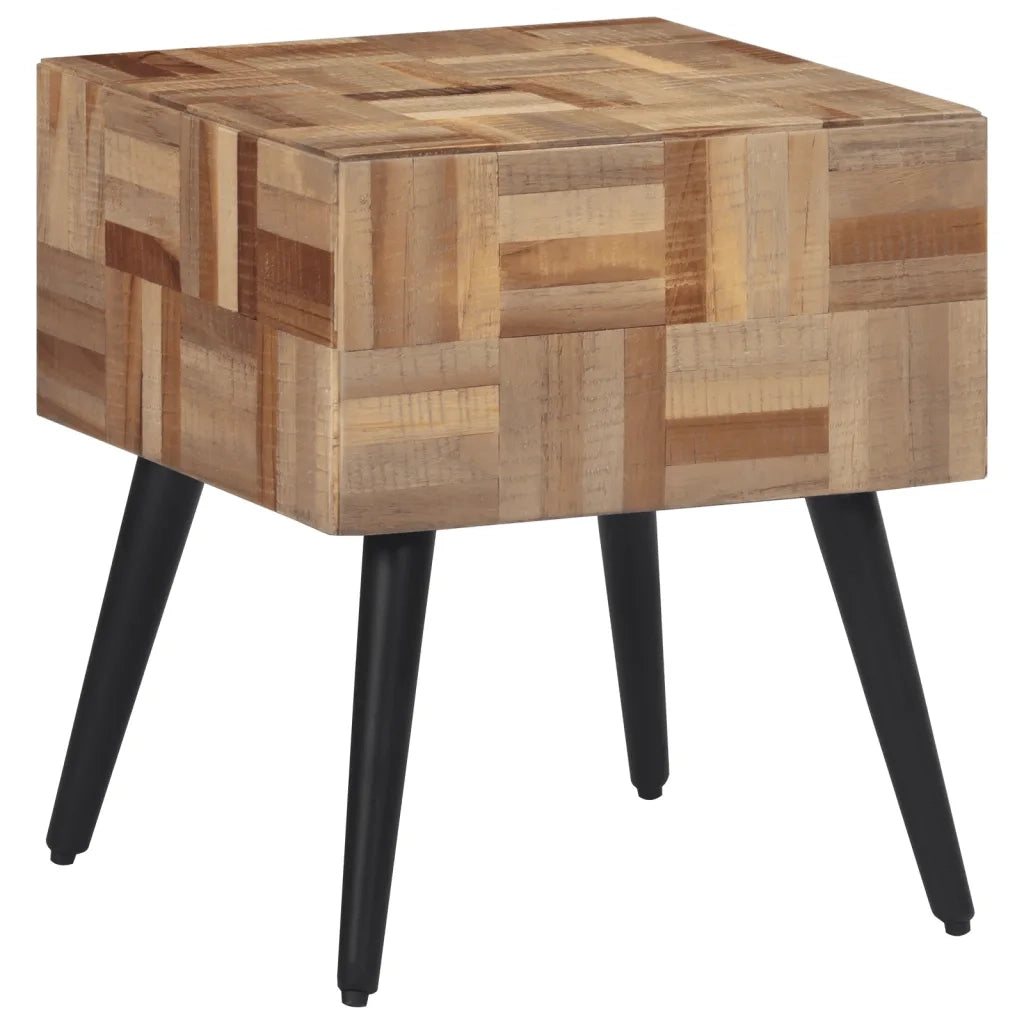 Tavolino | Tavolo laterale 40x40x45 cm Teak Massello di Recupero