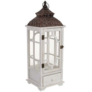 Lanterna in legno 24x24x70h cm