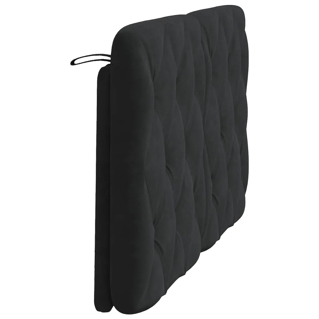Cuscino Testiera Nero 140 cm in Velluto CFW7743102