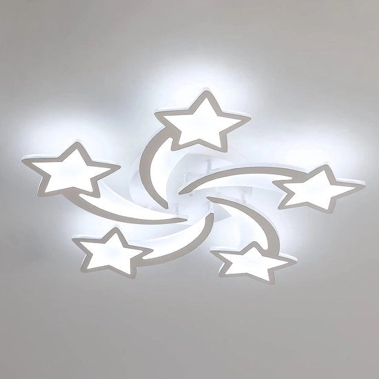 Lampada da soffitto LED, 60W 6700LM Lampada da soffitto per cameretta, lampada da soffitto per salotto e camera da letto, cameretta, luce, 6500K luce bianca fredda