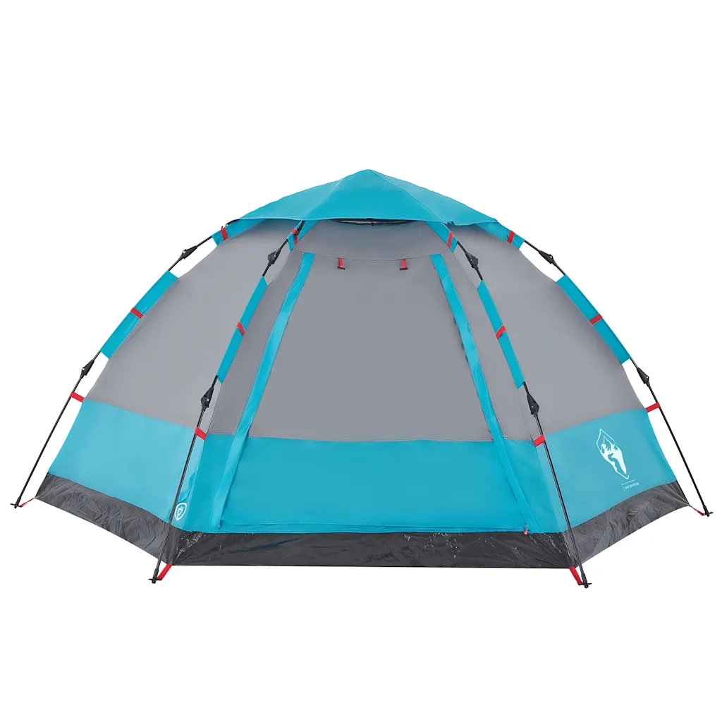 Tenda da Campeggio Cabina 4 Persone Blu a Rilascio Rapido 4005336