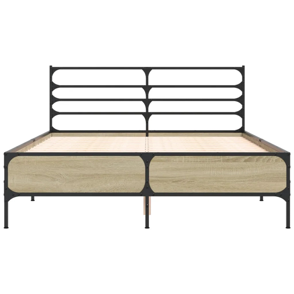 Giroletto Rovere Sonoma 140x190 cm in Legno Multistrato Metallo