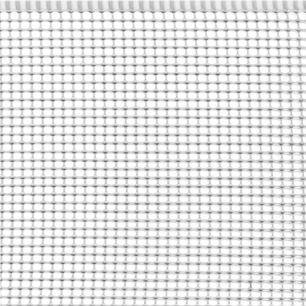 Trade Shop - Set 3pz Rete Protettiva In Plastica Per Aiuole Bianca 1x3mt A Maglia Quadra 5x5mm 76386 -