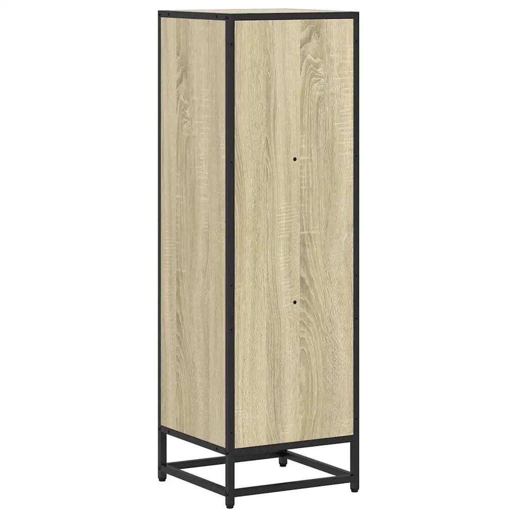 Libreria-Scaffale per Libri-Mobile di Stoccaggio Rovere Sonoma 33,5x33x107,5 cm in Legno Multistrato