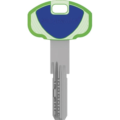 CHIAVE PUNZONATA EVO K22 SECUREMME - OTTONE NICHELATO- 5 pezzi