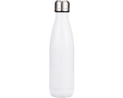 Flessa d'acqua in acciaio inossidabile isolata - 500/750 ml, flessa d'acqua doppia parete in acciaio inossidabile 

Flessa d'acqua riciclabile BPA libera - Flessa d'acqua anti-leak per bambini e adulti, sport, palestra, scuola - Bianca - 750ML