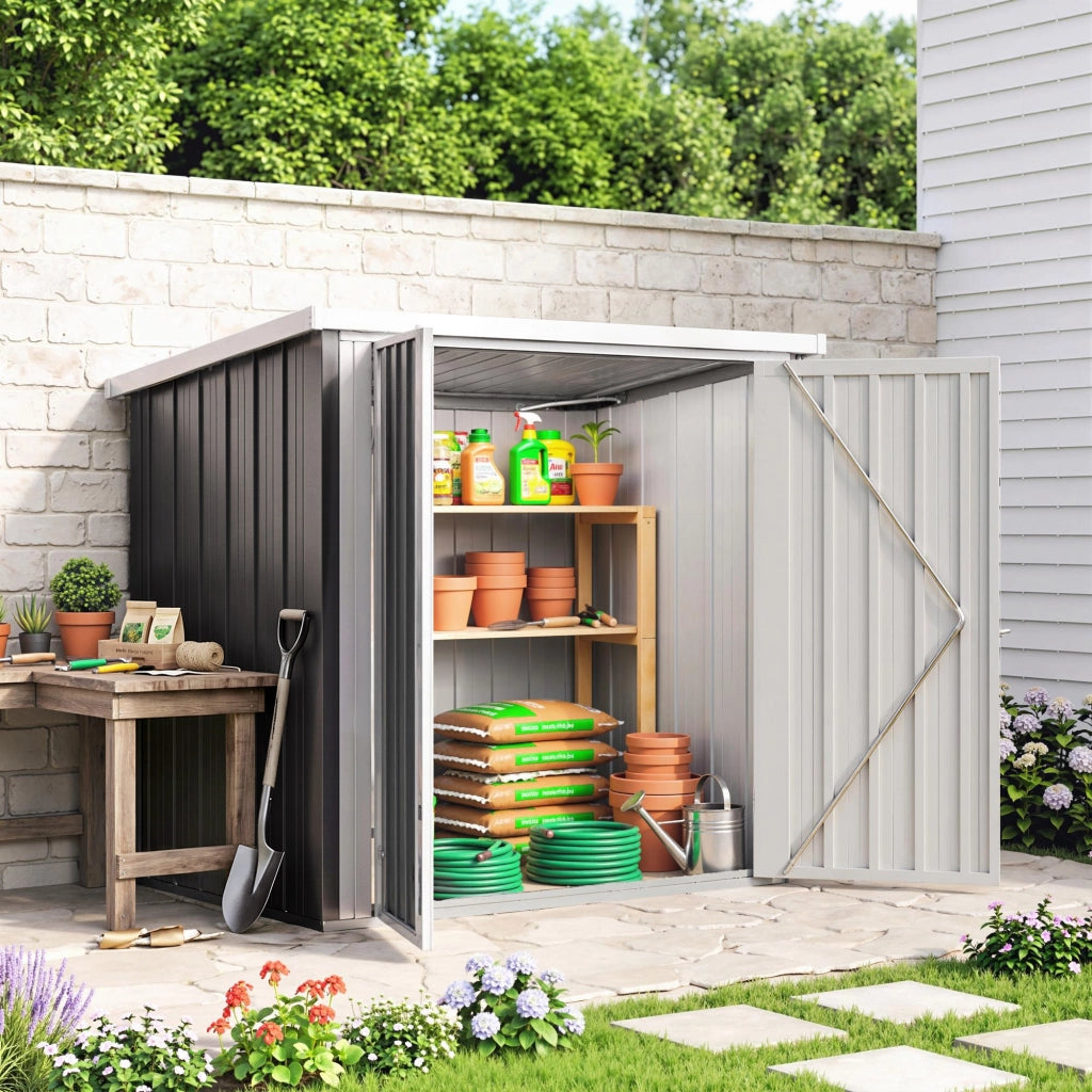 Casetta da Giardino ¨C Zephmum ¨C 147x86x134cm Nero