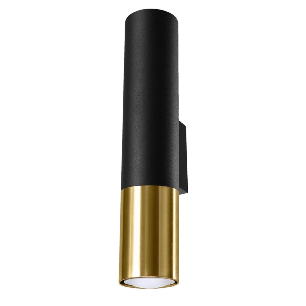 Applique Pure Lume Spirexez PU.0950 nero oro 2xGU10