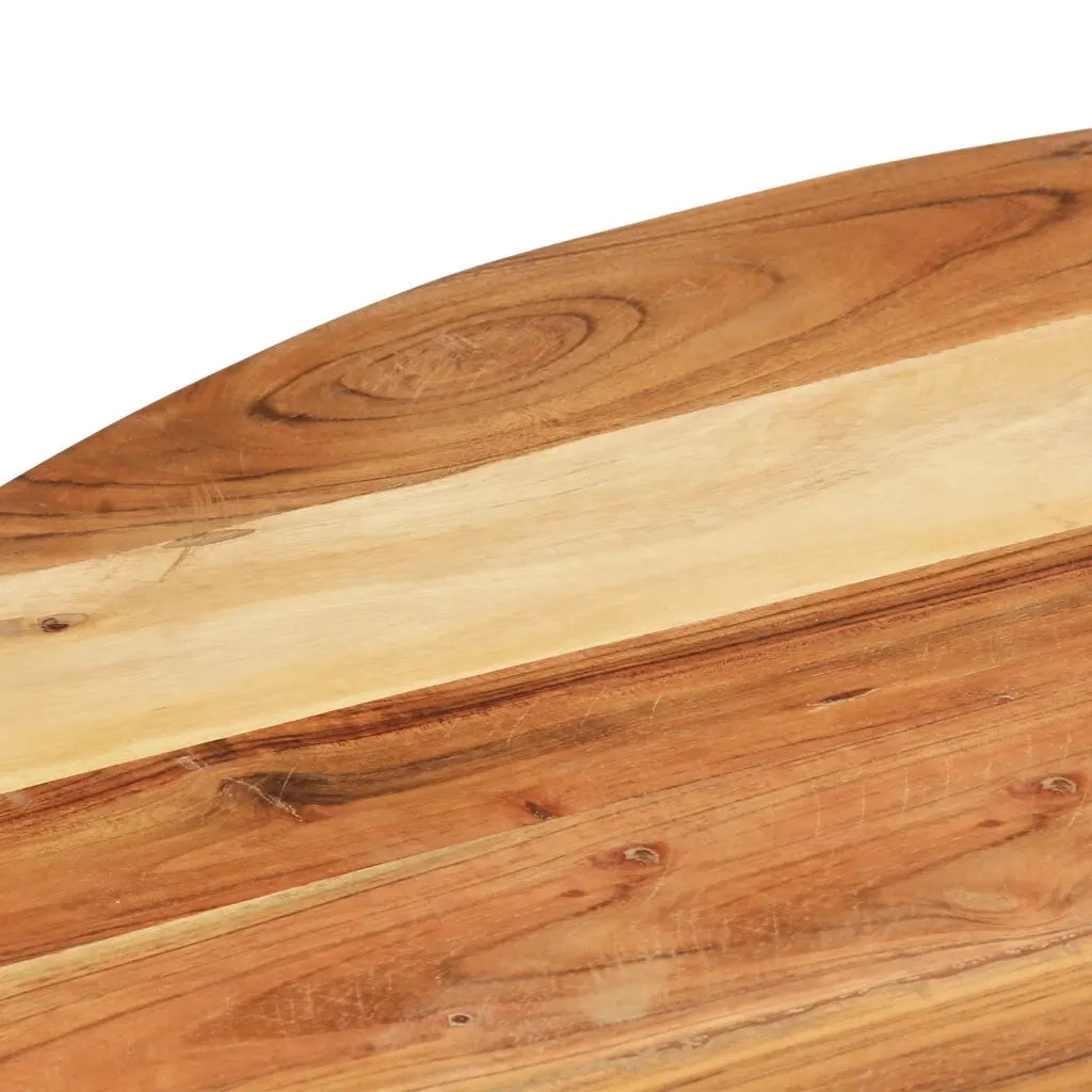 Tavolino di Servizio 68x68x56 cm in Legno Massello di Acacia cod mxl 8841
