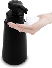 Dispensatore di sapone schiuma automatico - 304SS ricaricabile - 300 ml - Sensore infrarosso - Cucina bagno - Nero