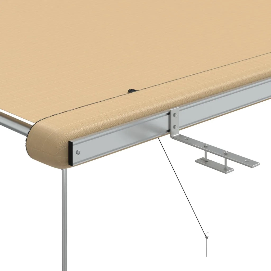 vidaXL Tendalino per Camper e Roulotte 2,4x2,5x2,15 m Beige