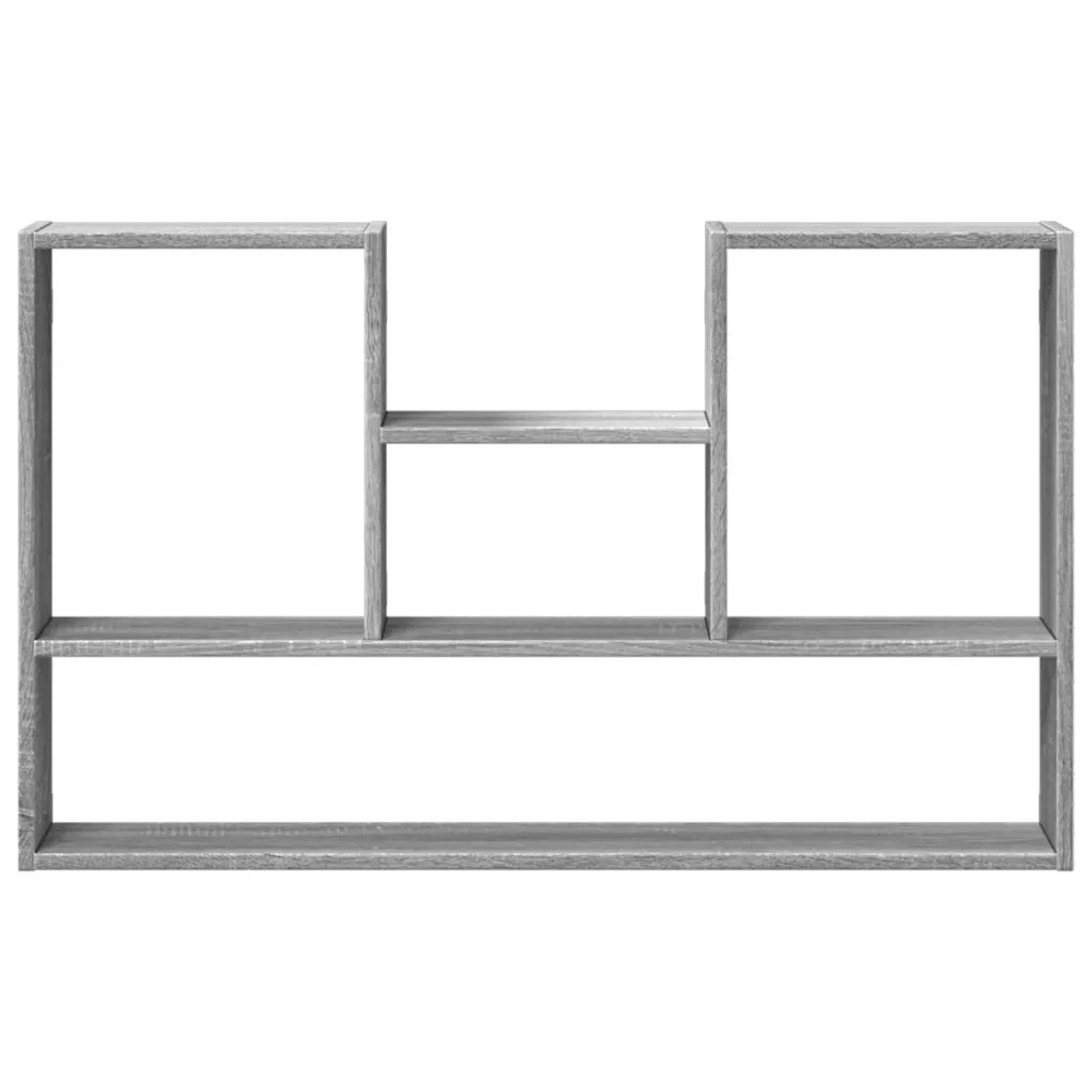 Mensola a Muro Grigio Sonoma 99x15x60 cm in Truciolato 853241
