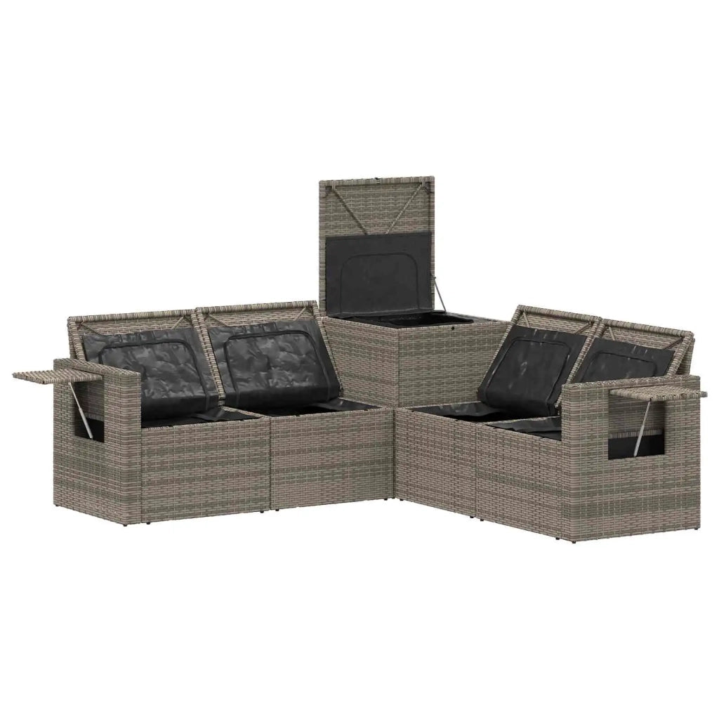 Set di divani 5 pz Grigio e Grigio Scuro 3447880