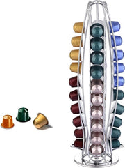 Capsule holder per capsule Nespresso 40 - rotante con base antislip - supporto per tazza capsule standard Nespresso