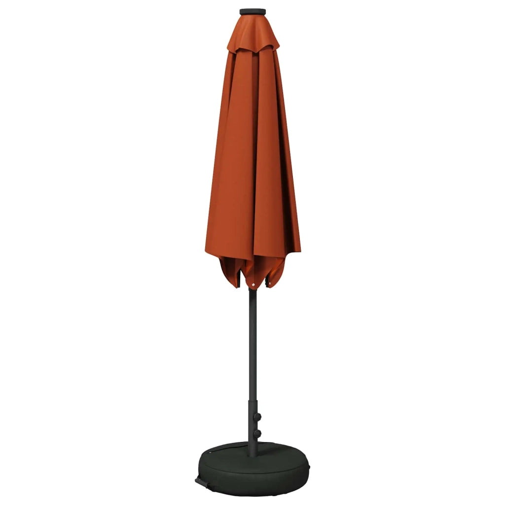 Parasol da Giardino con Luci LED 270 x 270 cm Poliestere 42036261