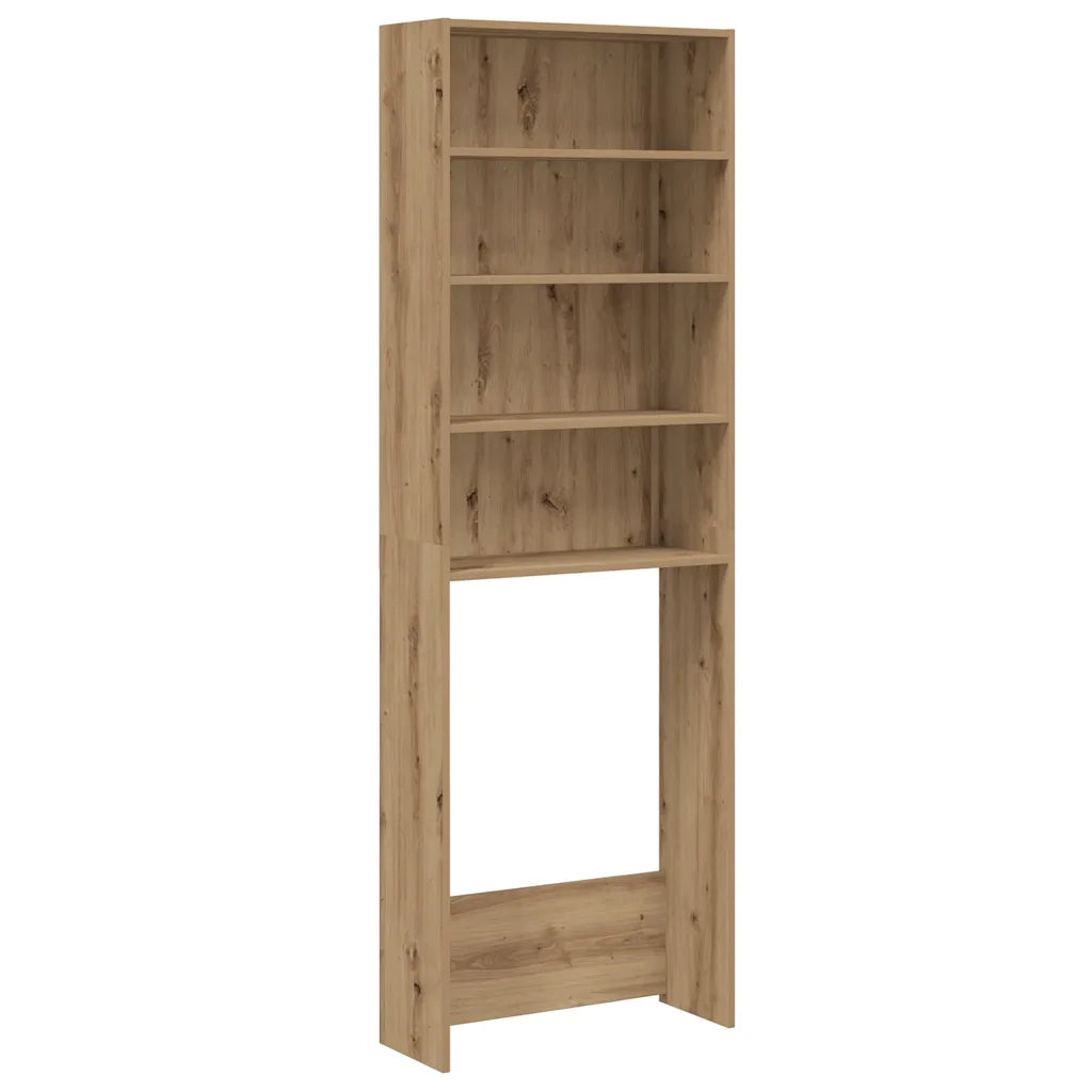 Mobile per Lavatrice Rovere Artigianale 64x24x190 cm CFW4496340