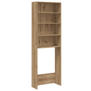 Mobile per Lavatrice Rovere Artigianale 64x24x190 cm CFW4496340