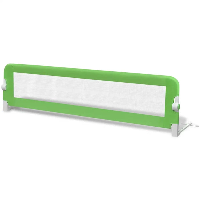 Sponde Letto per la Sicurezza dei Bambini 2 pz Verde 150x42 cm 276084