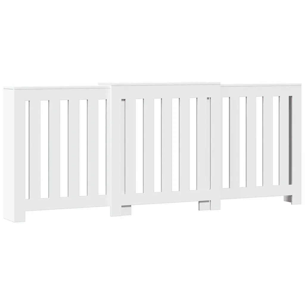 Copertura Termosifone Bianca 205x21,5x83,5 cm Legno Multistrato CFW4471713