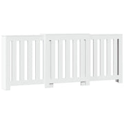 Copertura Termosifone Bianca 205x21,5x83,5 cm Legno Multistrato CFW4471713