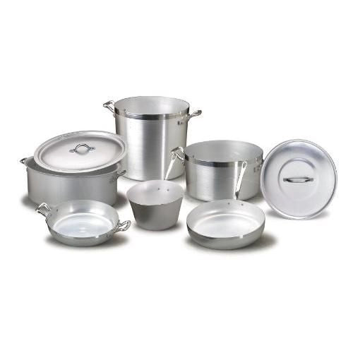 Agnelli Casseruola alta in alluminio con 2 manici Cm 24 Family