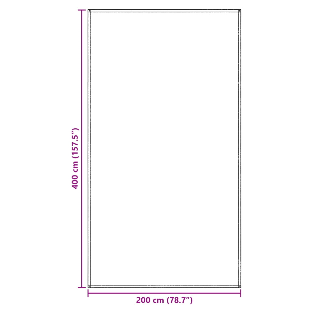 Accessorio per Tenda Blu-Grigio Poliestere 200 x 400 cm