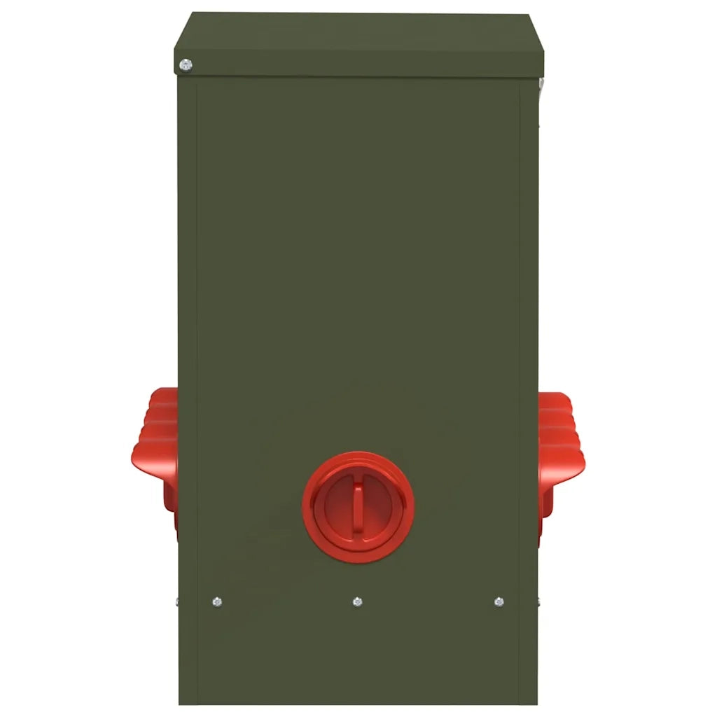 Feeder per pollo 2 pz Verde oliva 60,5 x 29 x 51 cm CFW2244930