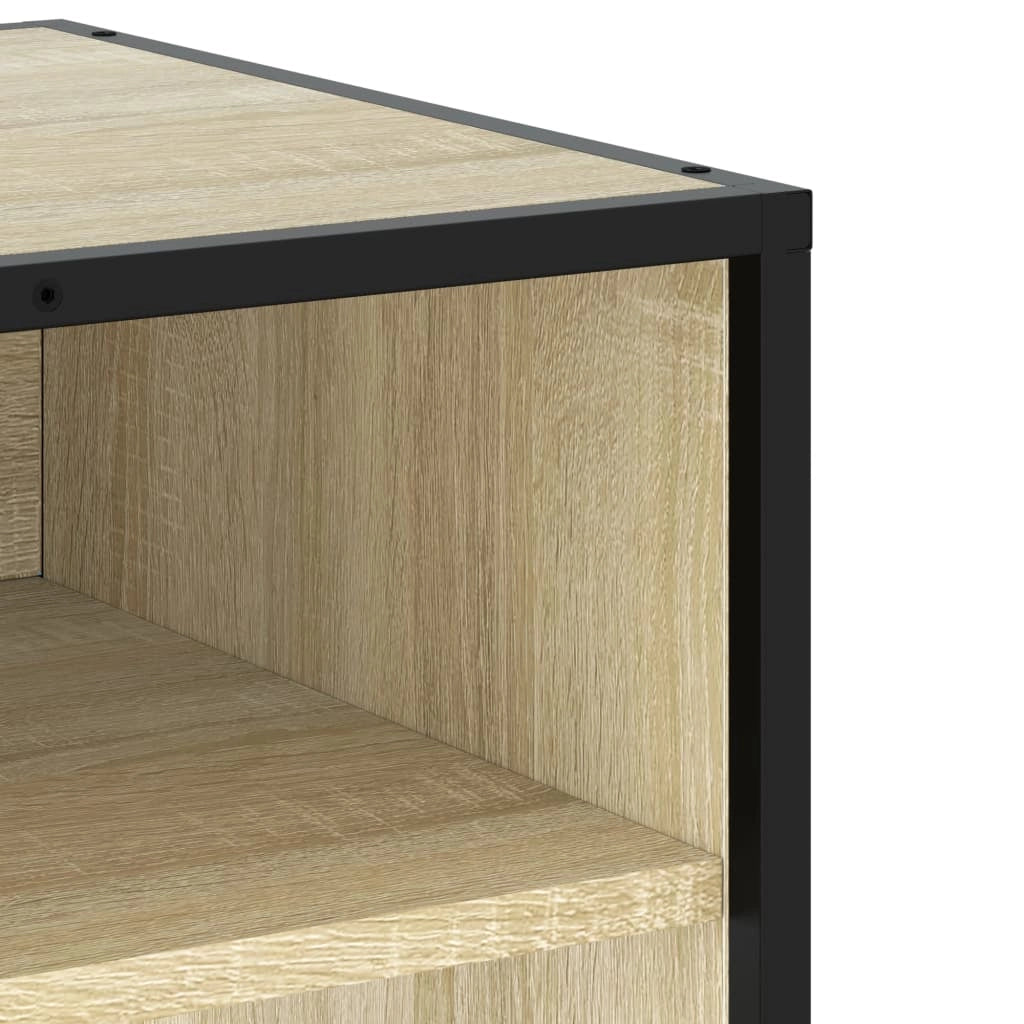 Mobile TV multimediale mensola TV credenza TV sala da pranzo soggiorno camera da letto rovere Sonoma 180 x 40 x 46 cm legno ingegnerizzato marrone 02_0027513