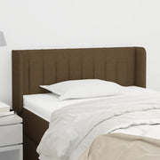 Testiera ad Orecchio Marrone Scuro 83x16x78/88 cm in Tessuto 3118983