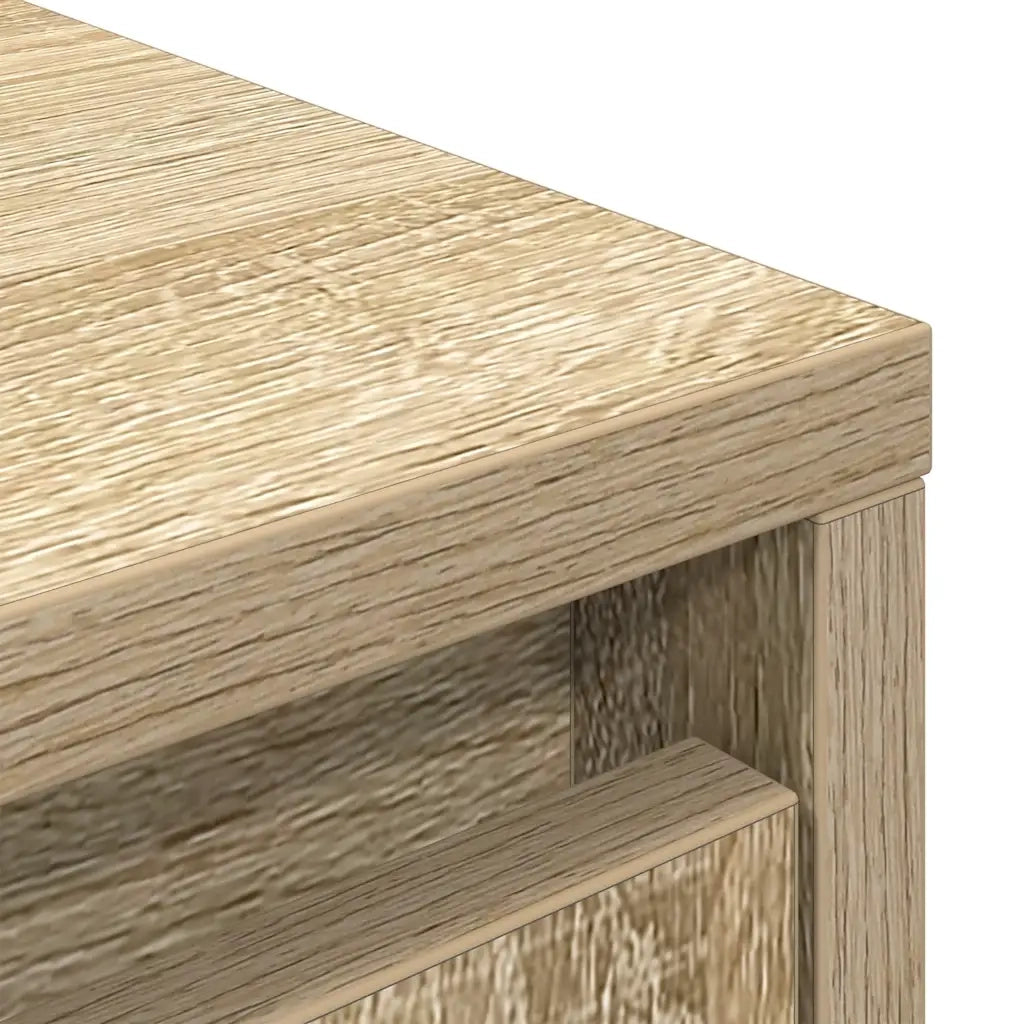 Credenza Rovere Sonoma 29,5x34x119,5 cm in Legno Multistrato 861654