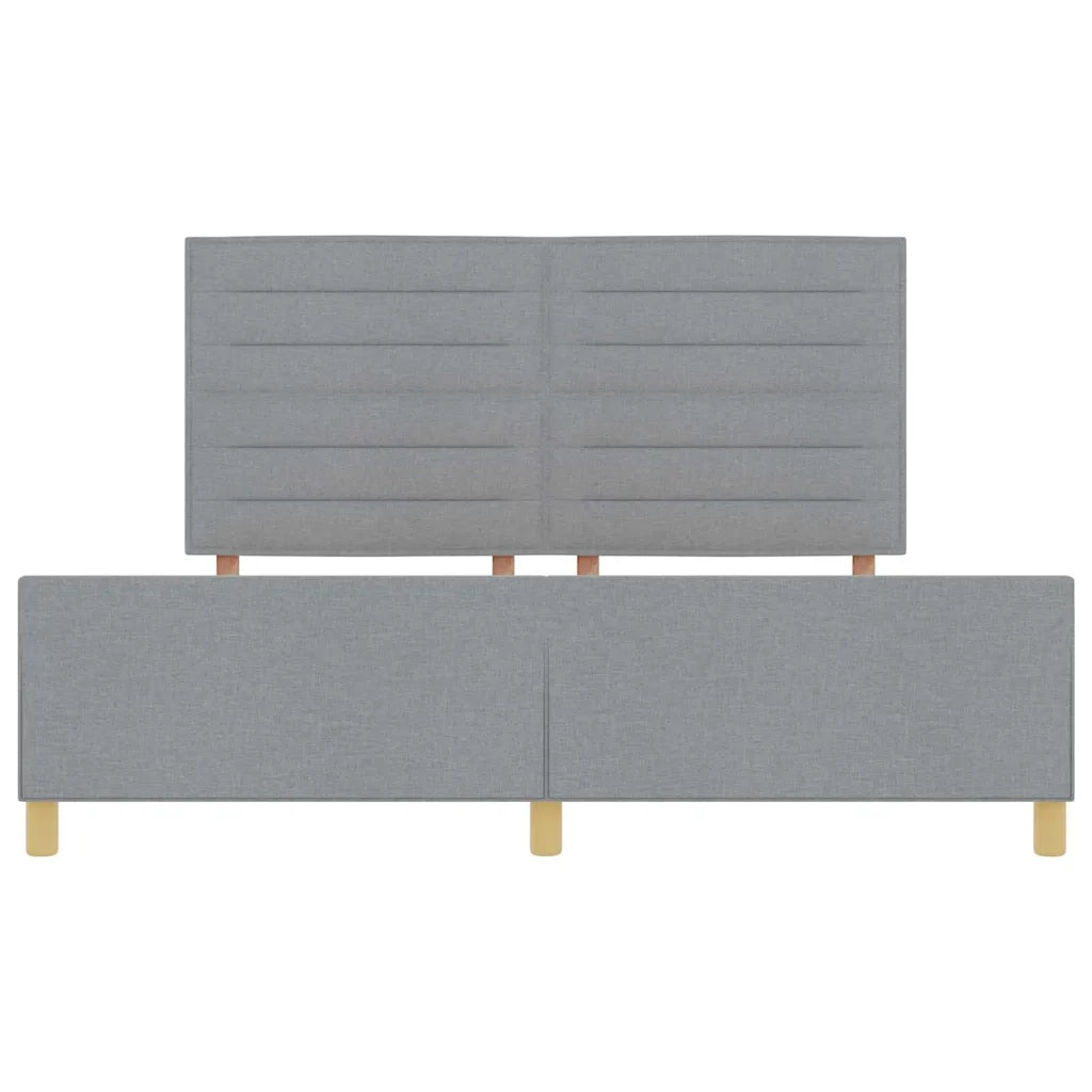 Struttura del letto Grigio chiaro 180 x 200 cm Tessuto 3344669