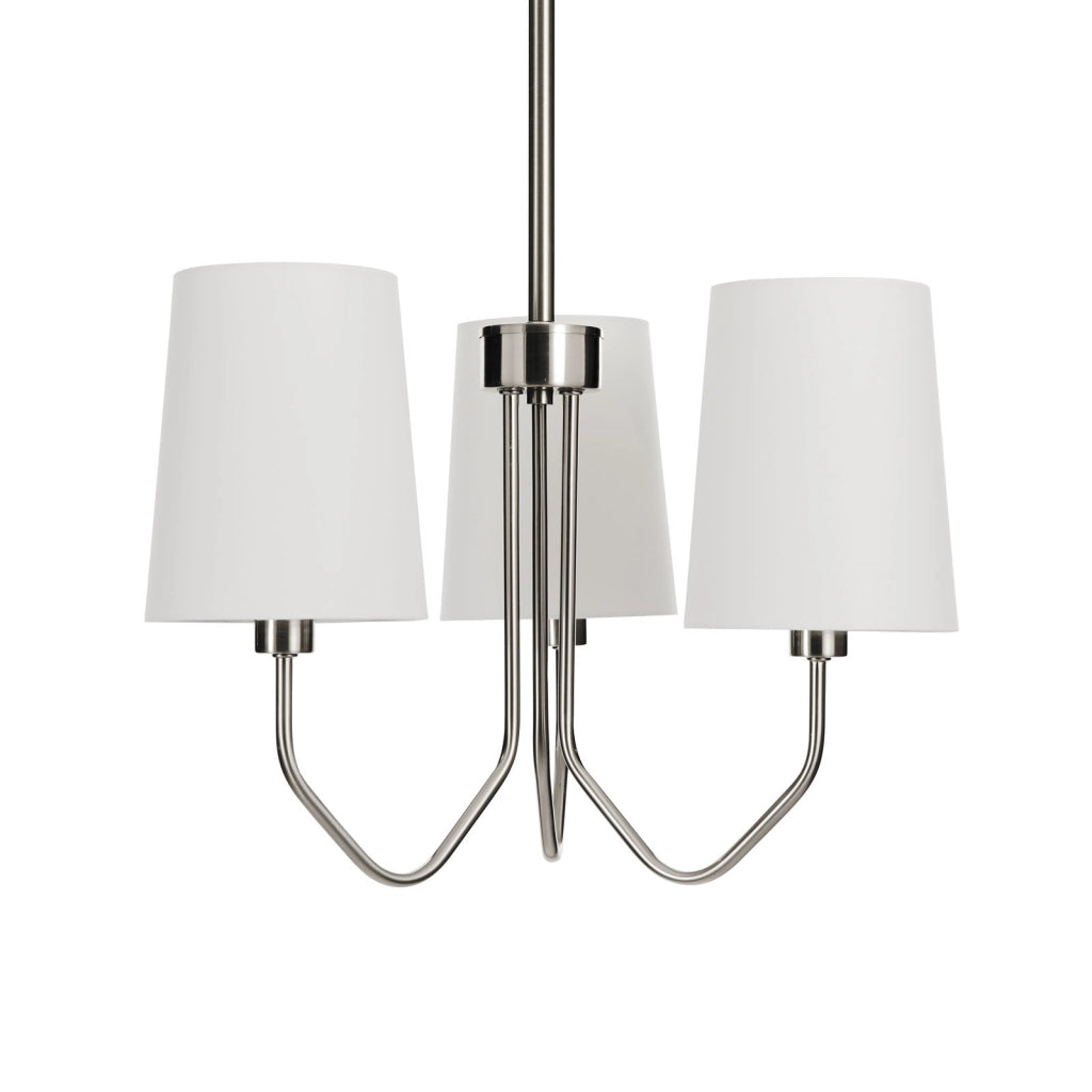 Lampadario 3L  ALVAR nichel