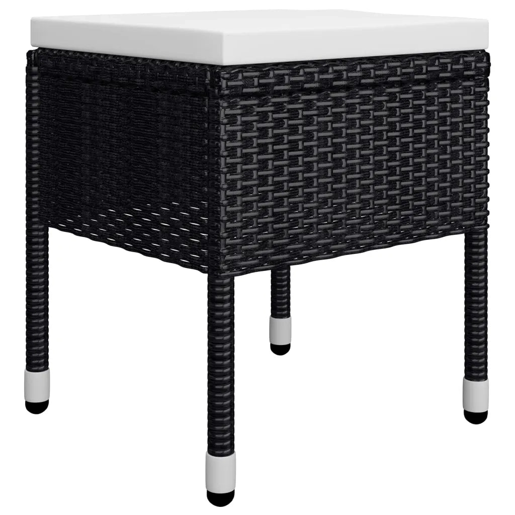 Set Mobili da Pranzo per Giardino 5 pz Nero 3072121